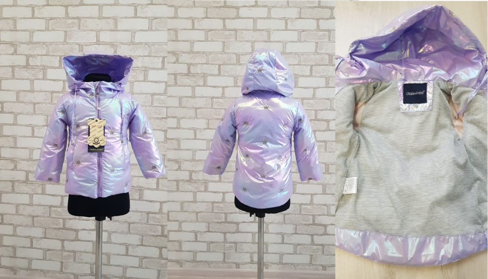No Brand 2207 lilac (деми) куртка детские