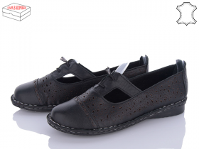 Erdo 750 черный (лето) туфли женские