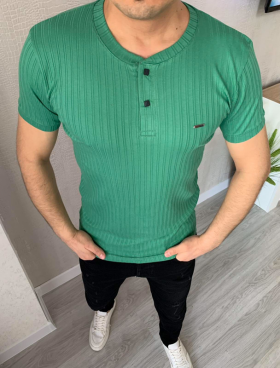No Brand S2878 green (літо) футболка чоловіча