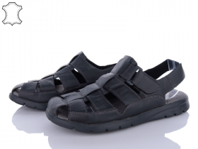 No Brand 01-06 black (літо) сандалі чоловічі