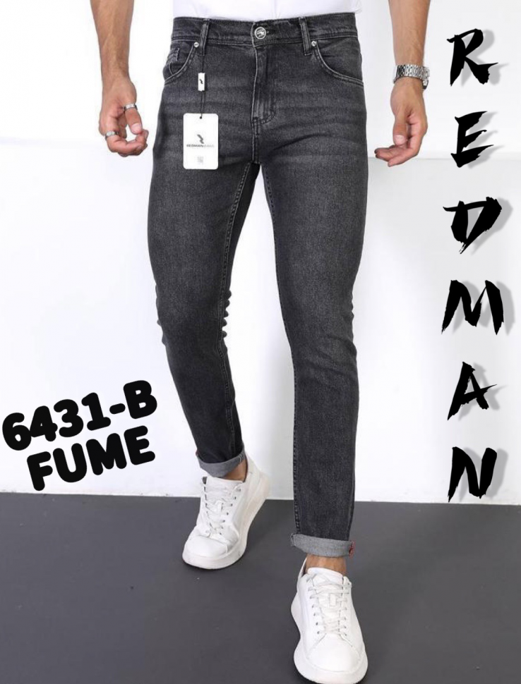 No Brand 6431 black (демі) джинси чоловічі