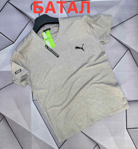 No Brand 3986 grey (лето) футболка мужские