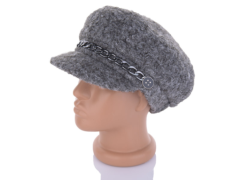 No Brand K11-4 grey (зима) кепка жіночі