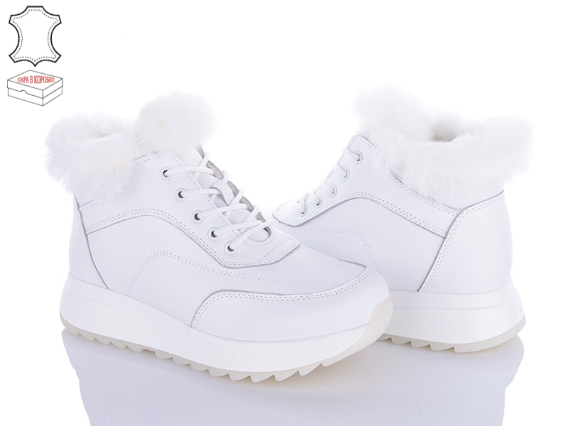 Jessica ZJ2302W white (зима) черевики жіночі