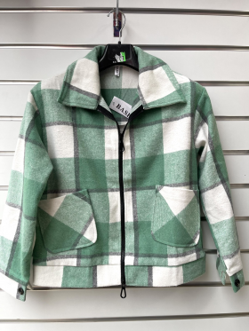 No Brand A7580 l.green (зима) куртка женские