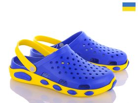 Kredo Кредо 2091 синій-жовтий (літо) крокси