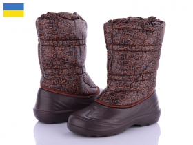 Kredo Кредо 1428 коричневий (зима) чоботи жіночі