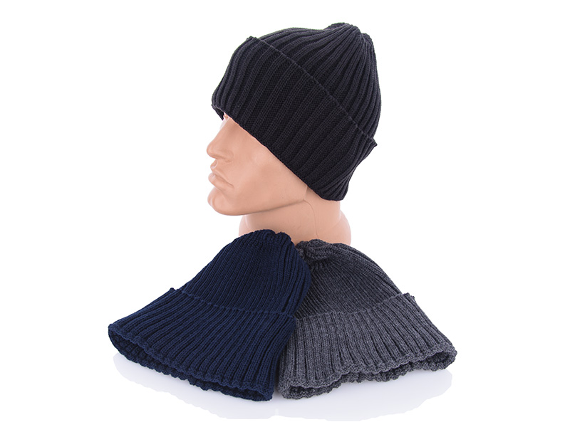 No Brand KA676 mix (зима) шапка мужские