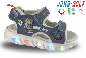 Jong-Golf B20398-17 LED (лето) босоножки детские