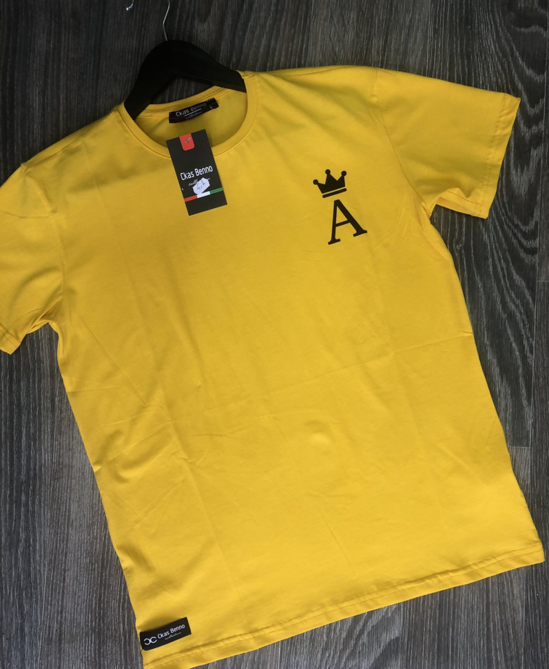 No Brand 32 yellow (літо) футболка чоловіча