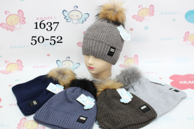 No Brand 1637 mix зима (зима) шапка дитячі