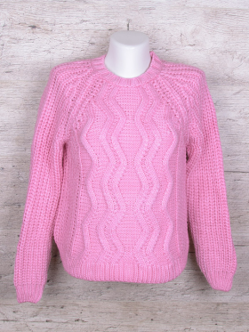 No Brand 4030 pink (зима) светр жіночі