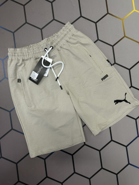 No Brand 4097 grey (лето) шорты мужские