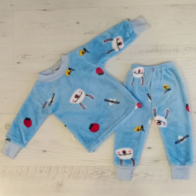 No Brand K121 l.blue (зима) пижама детские