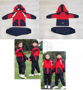 No Brand 22088 red (деми) костюм спорт детские