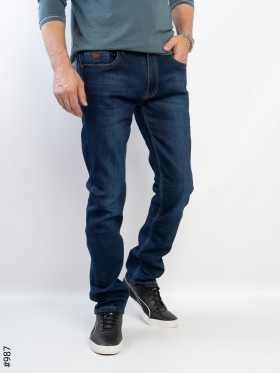 No Brand 987 blue (зима) джинси чоловічі