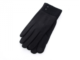 Angela 3-46 black (зима) жіночі рукавички