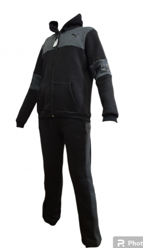 No Brand 683 black (зима) костюм спорт детские