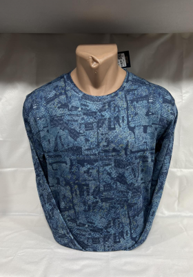 No Brand 4450 blue (деми) свитер мужские
