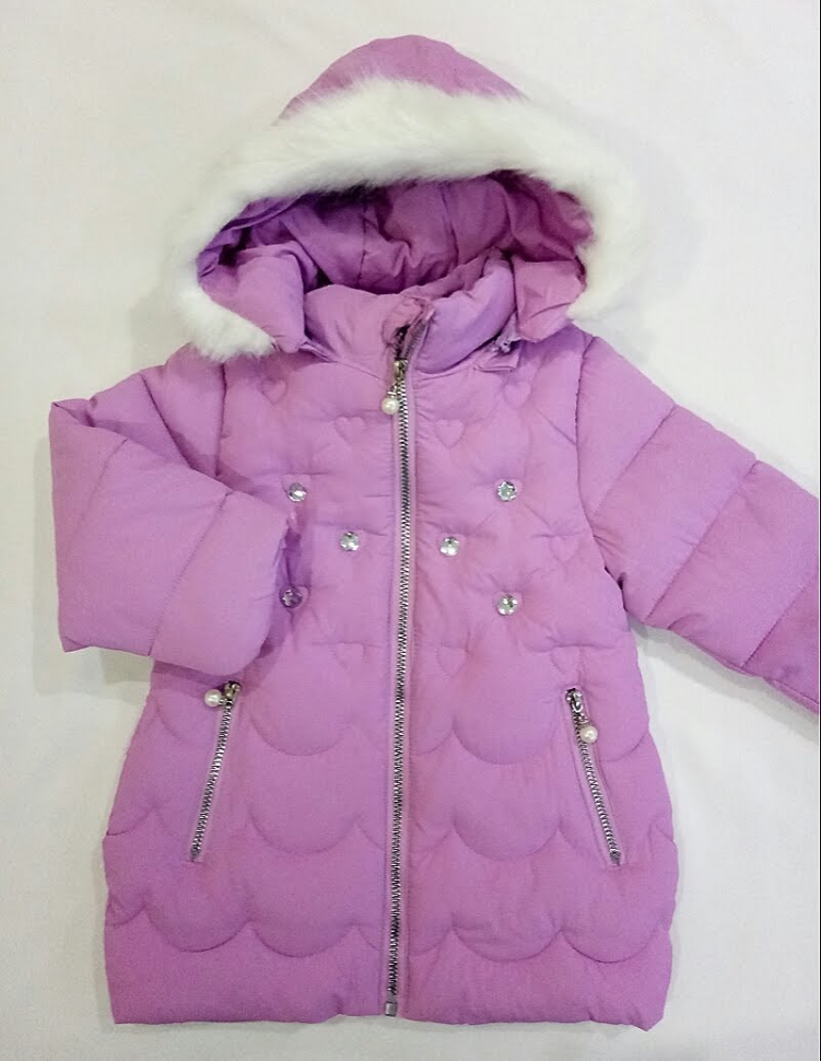 No Brand K519 lilac (зима) куртка дитяча