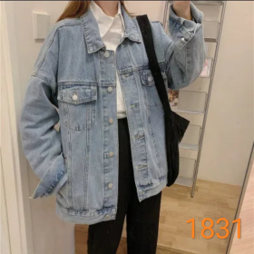 No Brand 1831 l.blue (демі) куртка жіночі