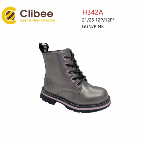 Clibee Apa-H342A gun-pink (демі) черевики дитячі