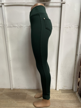 No Brand 731 green (зима) штаны женские