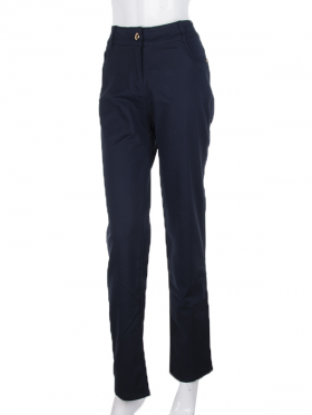 No Brand 1703-1 blue (08954) (деми) брюки женские