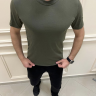 No Brand 5376 grey (лето) футболка мужские