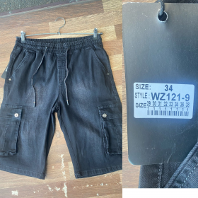 No Brand 121-9 grey (лето) шорты мужские
