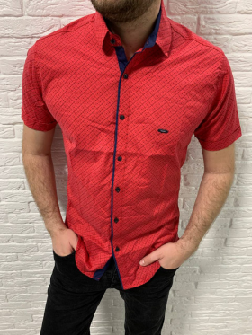 No Brand S1148 red (лето) рубашка мужские