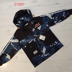 No Brand 21007 black-navy (деми) куртка детские