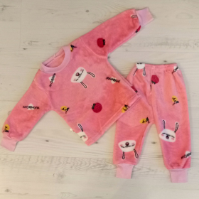 No Brand K124 pink (зима) піжама дитячі
