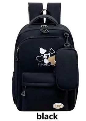 No Brand YB1612 black (деми) рюкзак детские