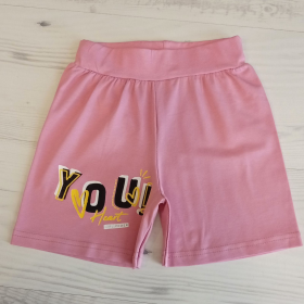 No Brand 13117-1 l.pink (лето) шорты детские