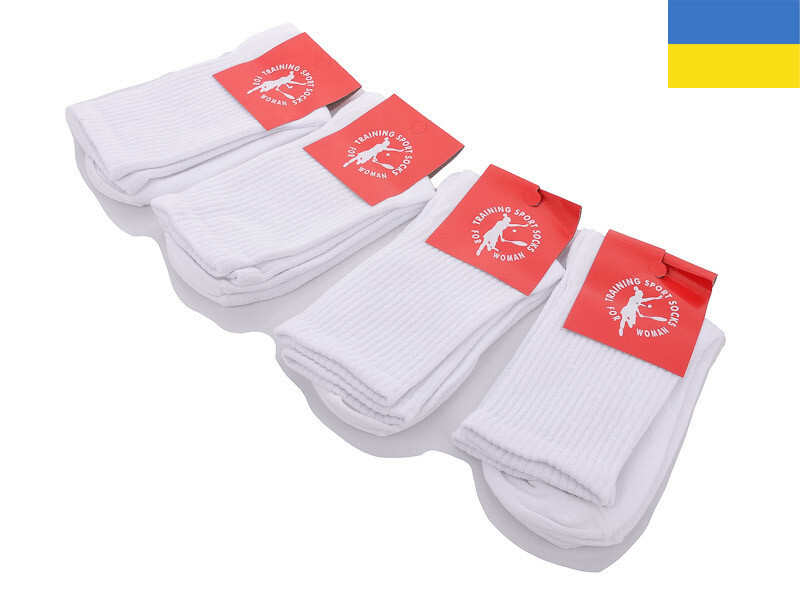 No Brand 1037 білий (демі) шкарпетки жіночі