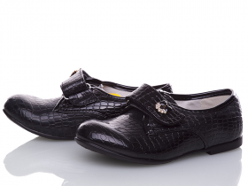 Clibee D380 black (демі) туфлі дитячі