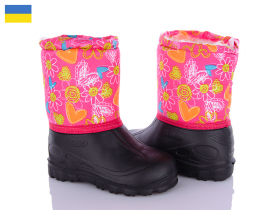 Demur СПП Квітка розовий (зима) чоботи дитячі