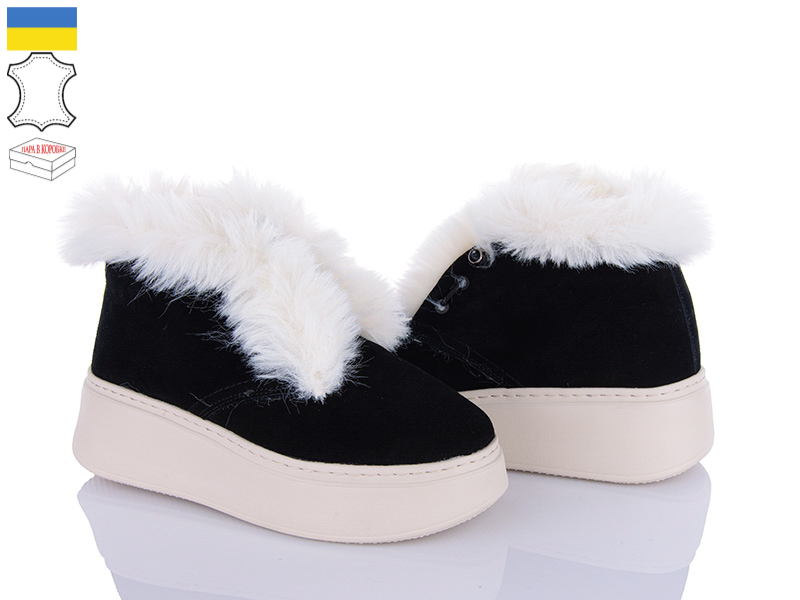 Viscala 27817VL чорний зима черевики жіночі