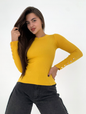 No Brand 5 yellow (демі) светр жіночі