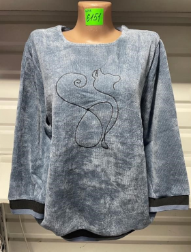 No Brand 6151 grey (деми) свитер женские