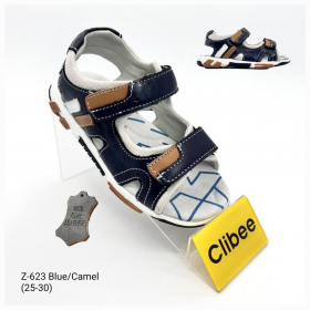 Clibee Apa-Z623 blue-camel (лето) босоножки детские