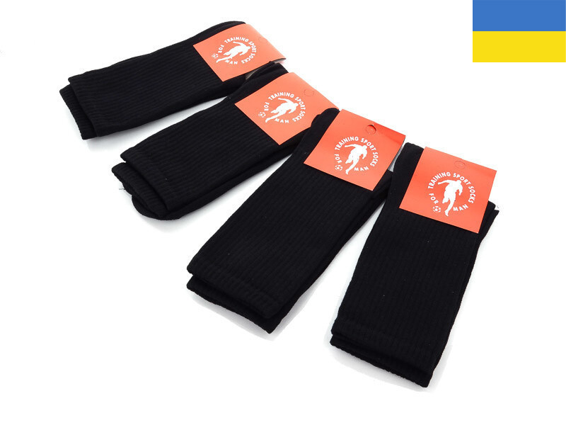 No Brand 1029 чорний (демі) чоловічі шкарпетки