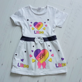 No Brand ML146 white (лето) платье детские