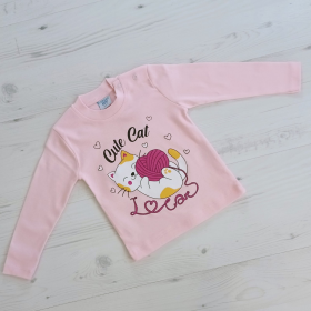 No Brand 10041-2 pink (демі) светр дитячі