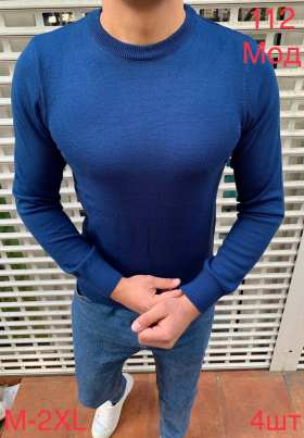 No Brand 112-1 blue (демі) светр чоловічі