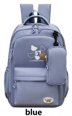 No Brand YB1612 l.blue (демі) рюкзак дитячий