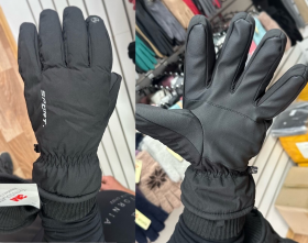 No Brand 33 black (зима) перчатки мужские