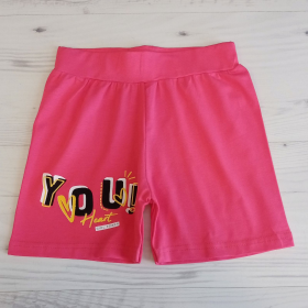 No Brand 13117-1 pink (лето) шорты детские
