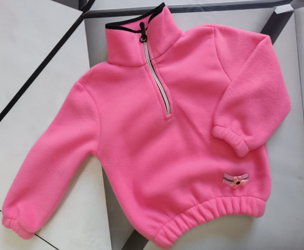 No Brand 170095 pink (зима) худі дитячі